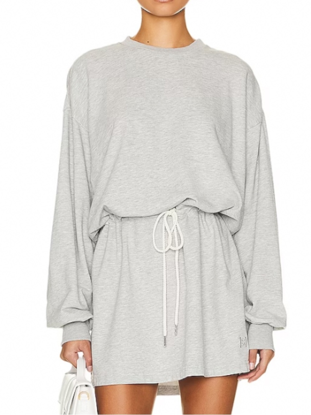 ·Helsa· Heather Gray Organic Blend Sweatshirt Dress Size XS/S